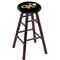 Holland Bar Stool Co Oak Bar Stool, Dark Cherry Finish, Georgia Tech Seat RC30OSDC - alternate 1